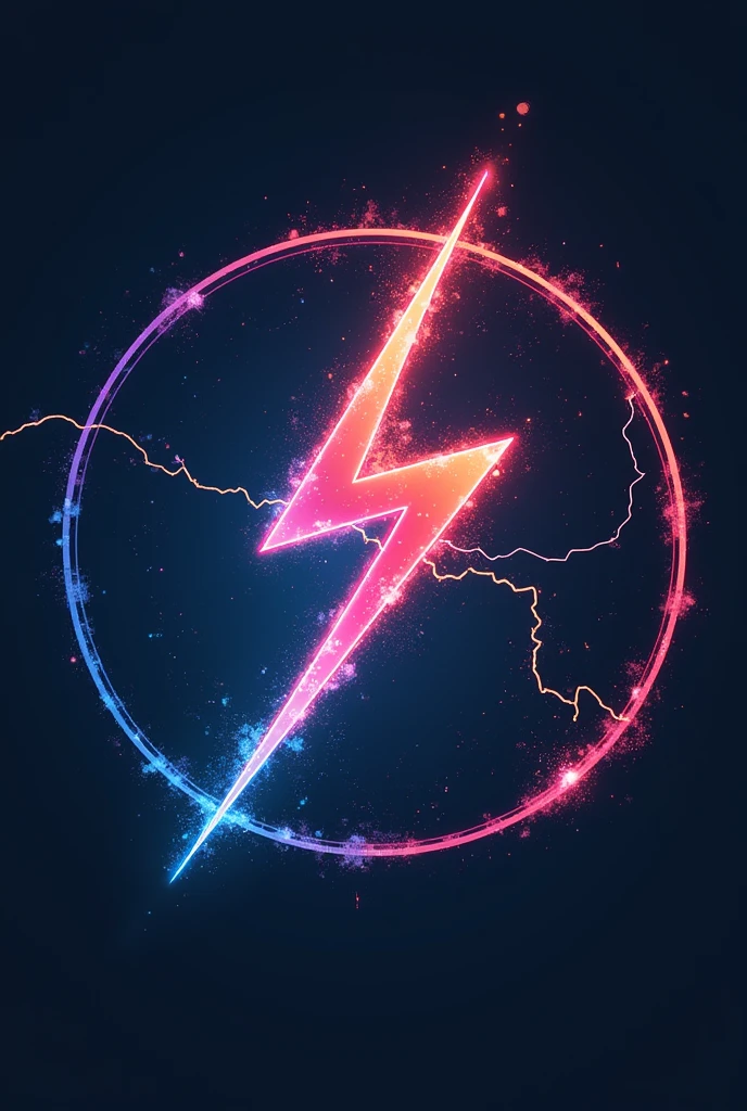 Round logo with lightning theme that says Time Bolt.