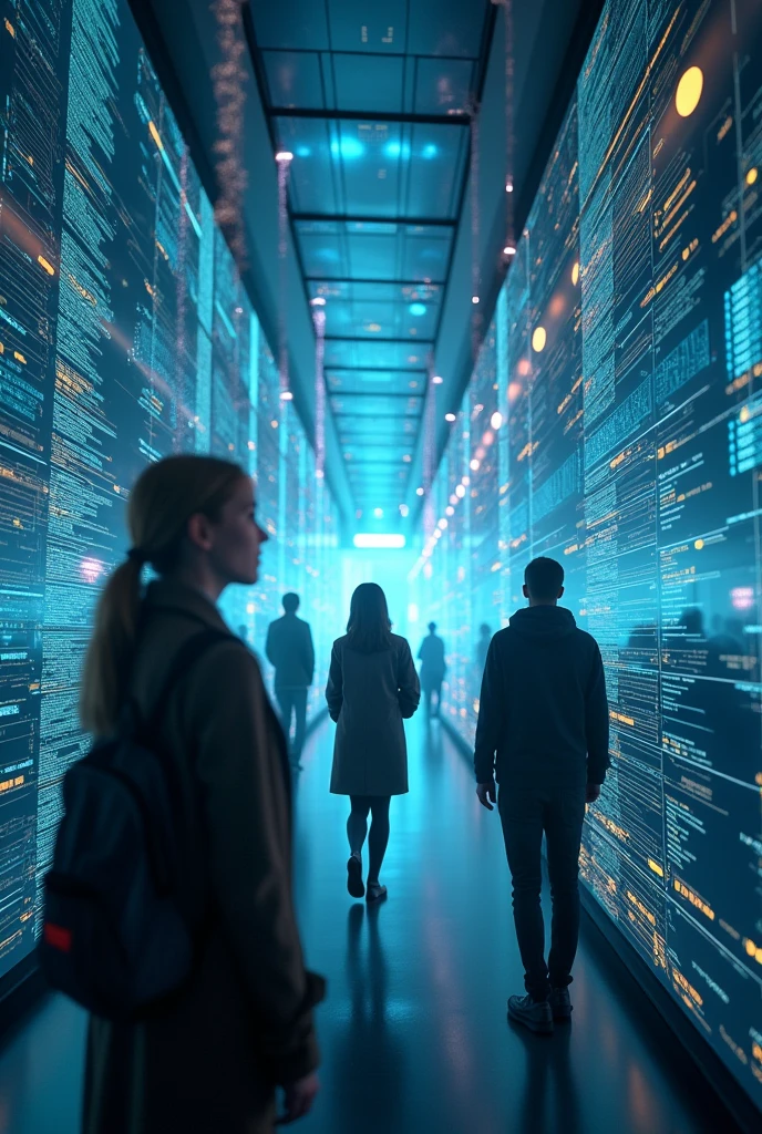 (Photorealism:1.2), Information management students will play a vital role,Ability to manage huge amounts of data,and transform it into decision support technology,create value。The future world will be driven by information,Choosing this path will bring endless opportunities。