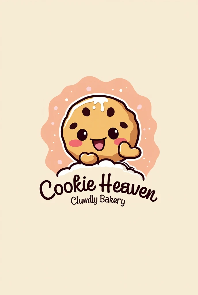 Cookie logo with name on it "cookie heaven" 
