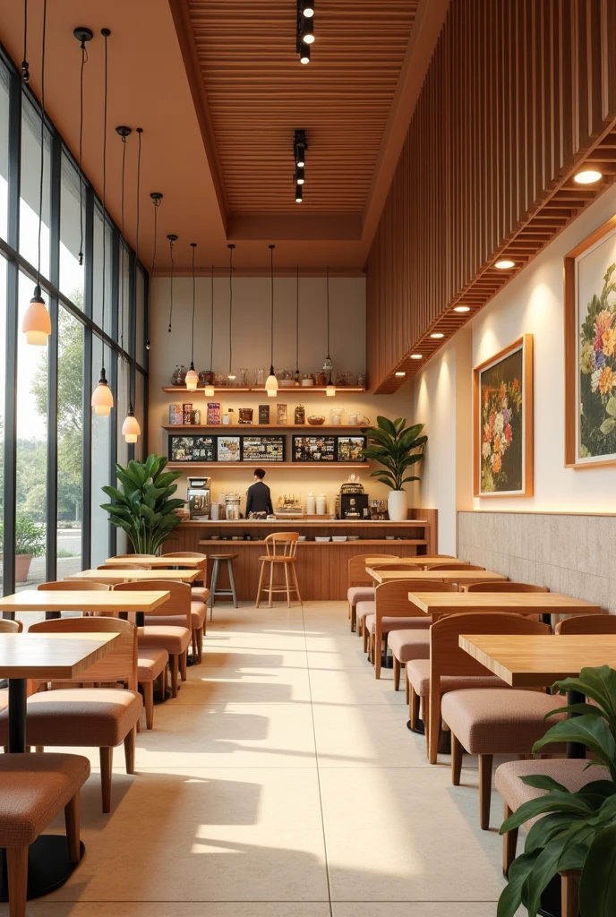 Create interior perspectives for the milktea shop
The client for this project is a start-up business that oers milk tea to its surrounding community. Most of their projected customers are going to be students from the adjacent high school