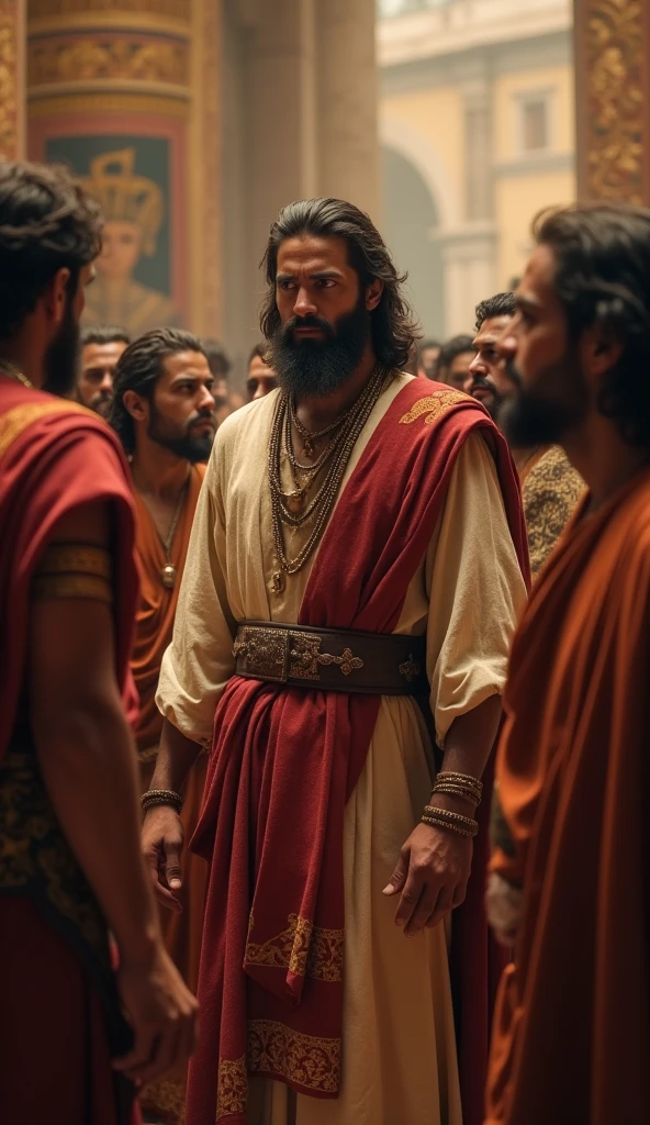 (Ultrarealistic 8k Image), (best qualityer), Joseph's reunion with his brothers.