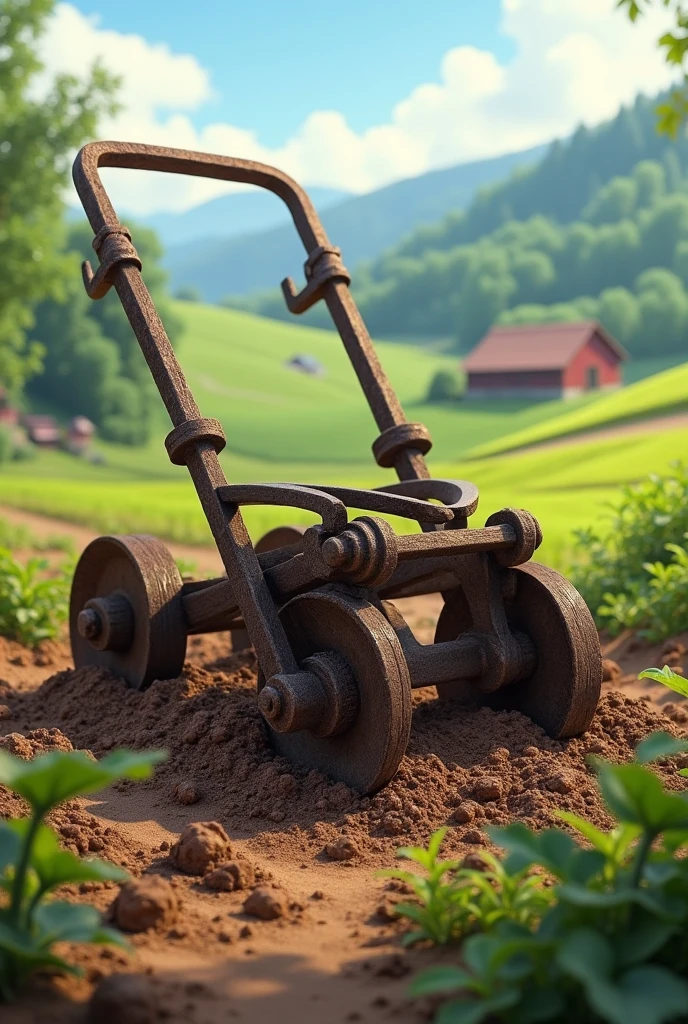 Plow for farming