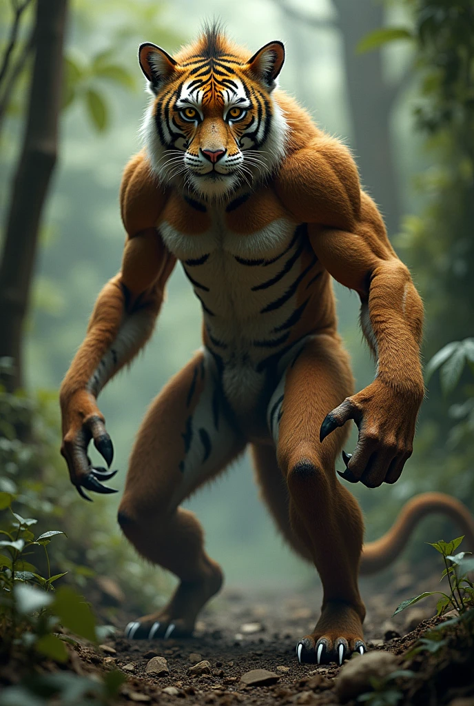 Monkey and tiger dna together