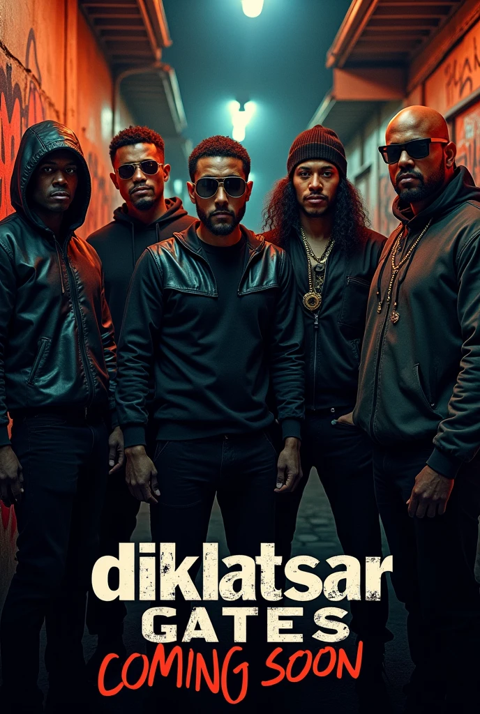 Poster themed with a group of street gangsters written "DIKLATSAR TEATER GATES 2024 Coming Soon"