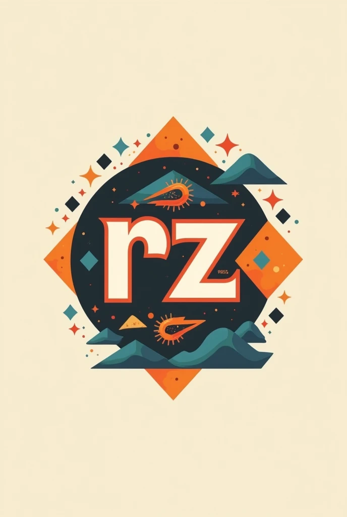 i'm in need of a distinct, vintage and classic styled logo that can be utilized on clothing and jackets, specifically positioned on the front center. The design should be unique and eye-catching, yet suitable for a timeless, vintage aesthetic.
Key Design Elements:
- The logo should incorporate geometric shapes, abstract symbols, and a text-based design that includes the letters "RZ".
- The design should be modern and minimalist in terms of simplicity, yet still bold and vibrant to stand out.