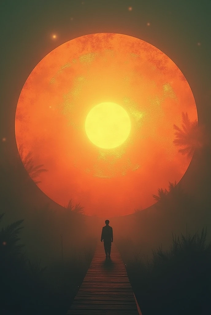 In a circular image write a Surya Lo-fi music