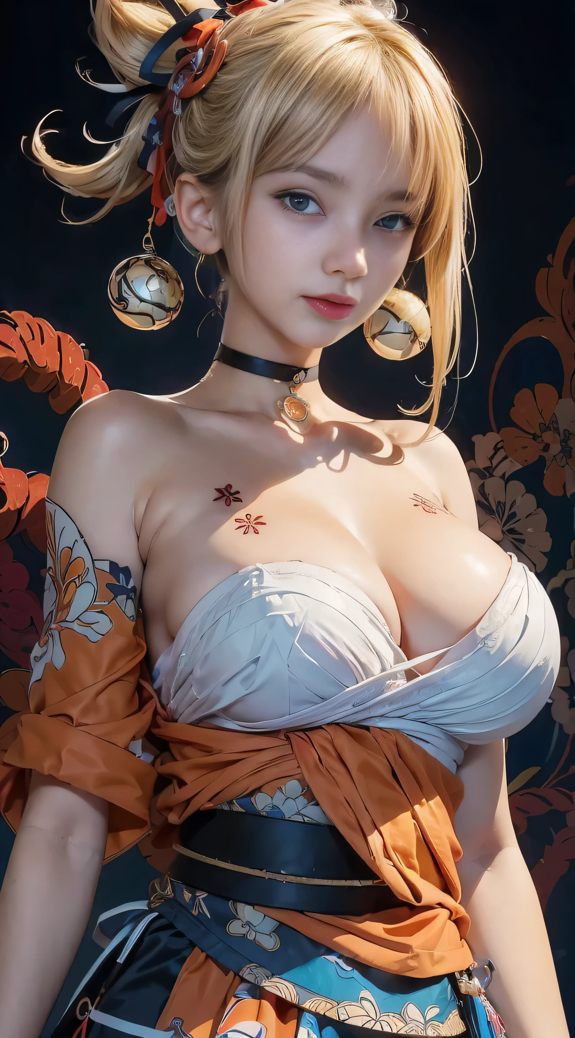 (masterpiece, top quality, best quality, official art, beautiful and aesthetic:1.2), (beautiful face),
extremely detailed,fractal art,colorful,highest detailed,zentangle,(abstract background:1.5)
(1girl:1.3), bright eyes, huge breast, (yoimiyadef)