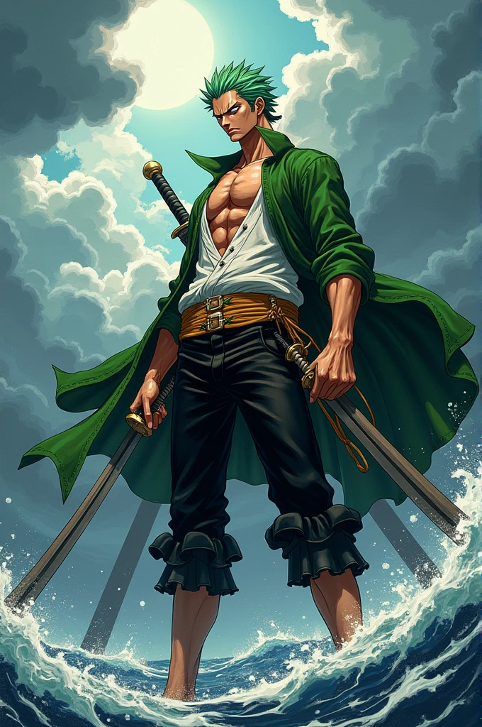Make a image of Roronoa zoro
