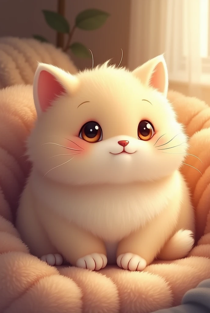 a fluffy cat
