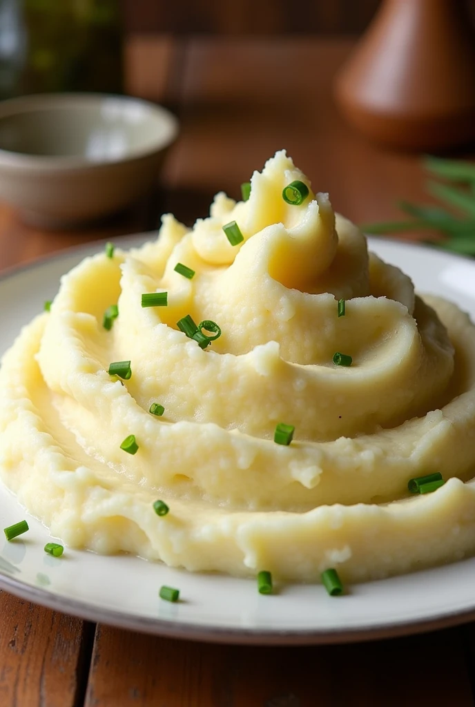 
Make a heaping plate of mashed potatoes