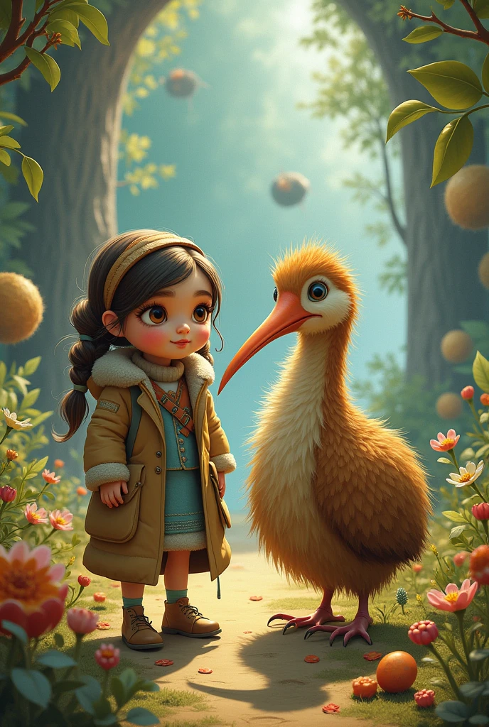 The innovative girl and kiwi of thang of course