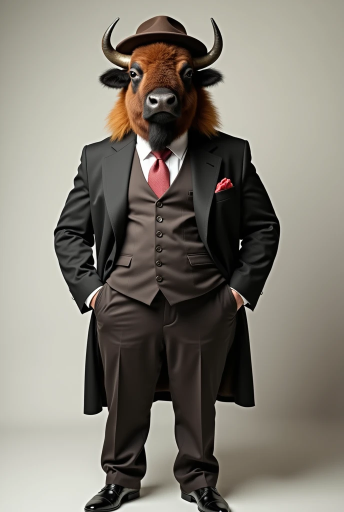 bison clothes wearing photo