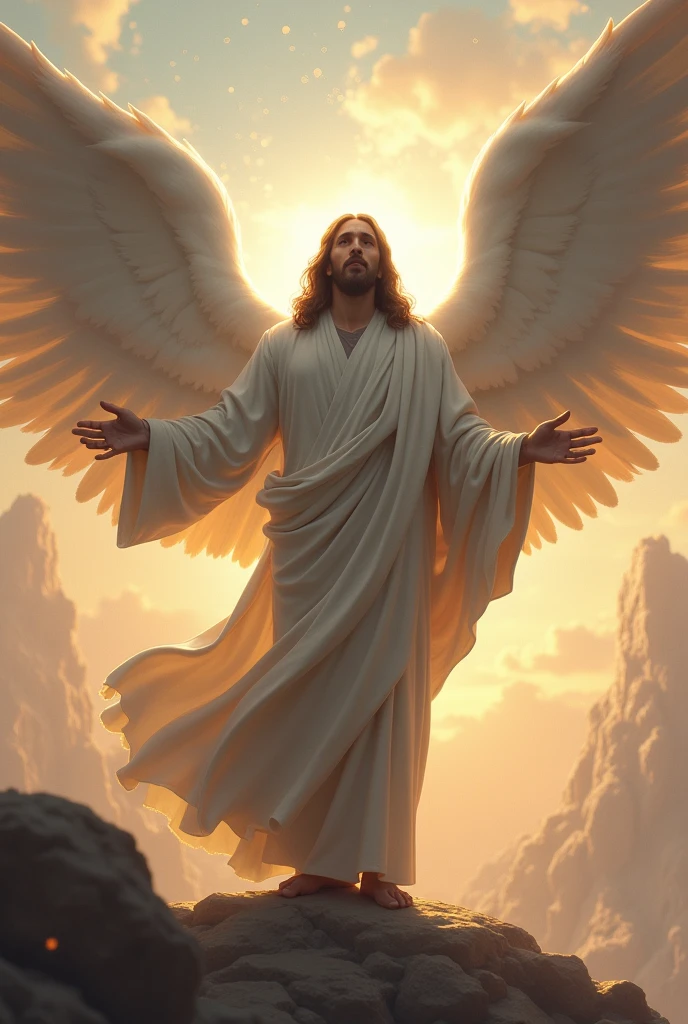 Jesus Wish big wings