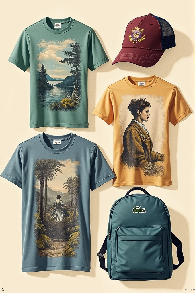 Sérigraphie 

impression sur tee-shirt, Lacoste casquette, torchon, sac, etc.... 
 Je veux sous forme une page de garde romans ses informations en français 