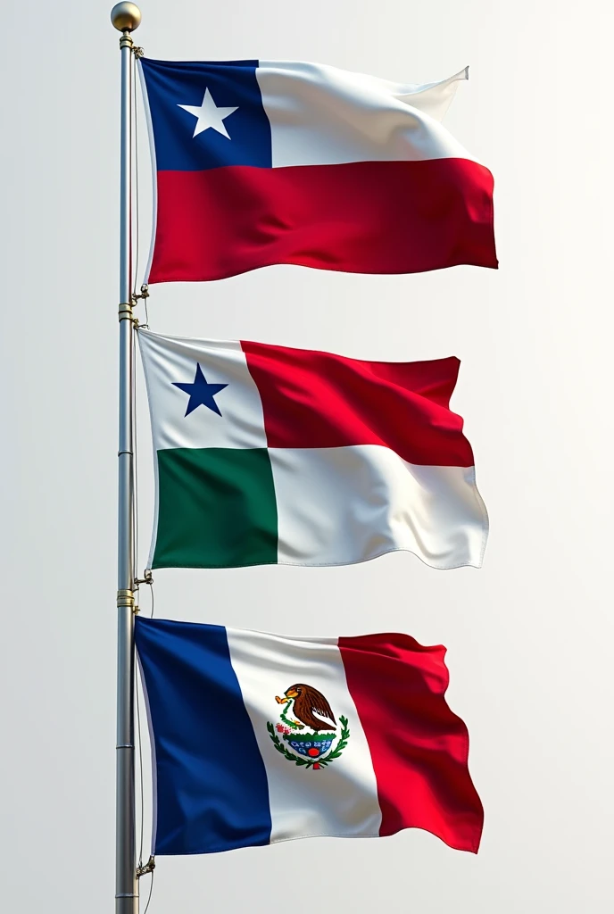 FLAG OF THE COUNTRIES DOMINICAN REPUBLIC,panama,Chile,mexico,Costa Rica