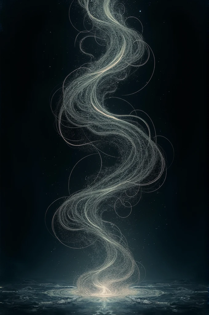 A calligram with the song of emptiness of almigthy 