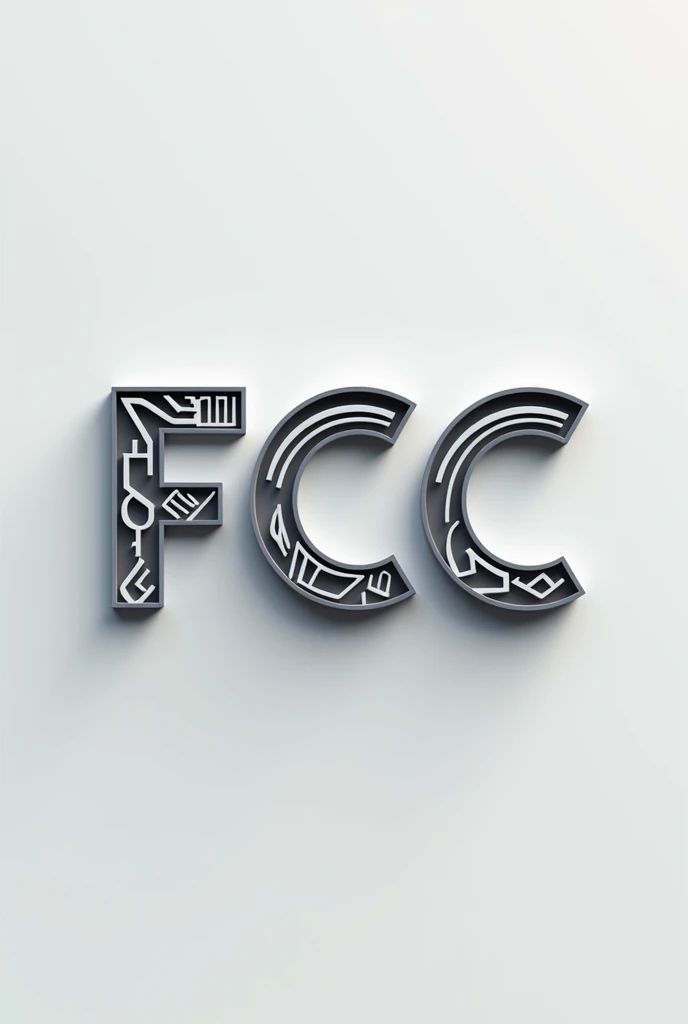 I need a logo for my football
club club,s name FCC I don't need lion I need normal clubs logo such as real madrid Barcelona etc I need full name FCC not fF nice but no frame add frame I meant I need decoration in side of FCC I need another and it should be also kindof 3d I need 3D model logo of FCC not completely 3D