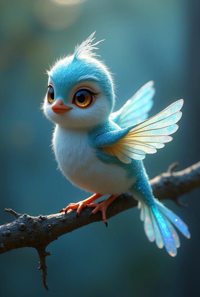 Bella** - A tiny, shimmering bird with a magical song, who has lost her way home and is seeking assistance to return to her nest, flying