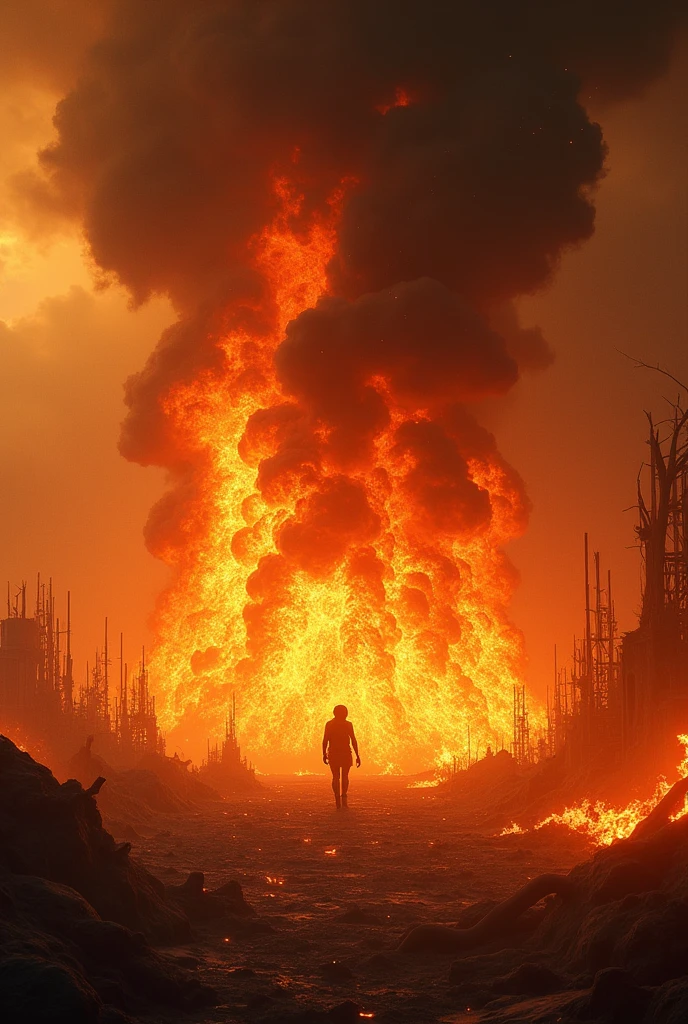 Big and a lot fire