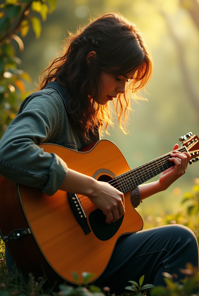 Beautiful notes and a beautiful guitar