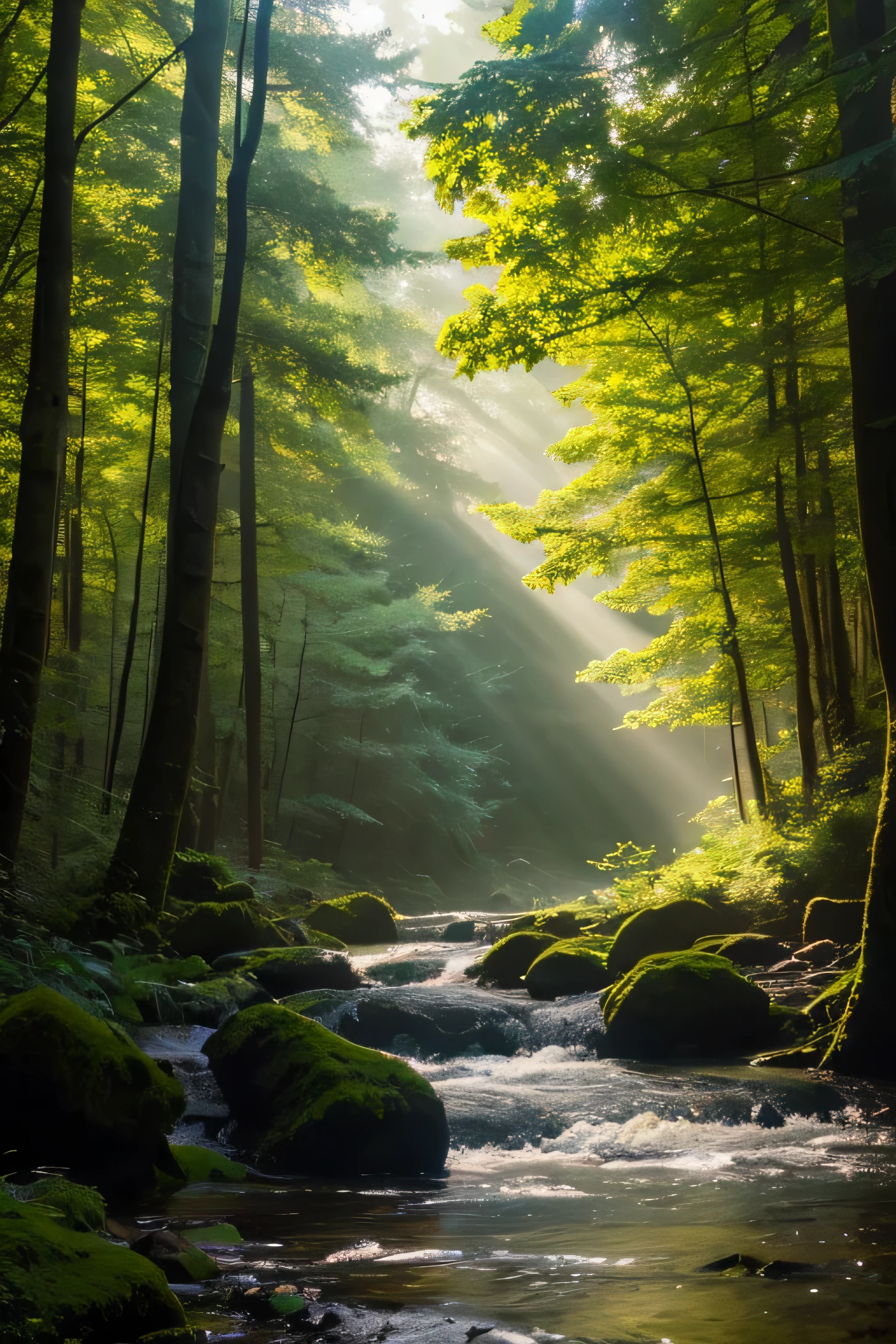 Primary forest　Streaming light