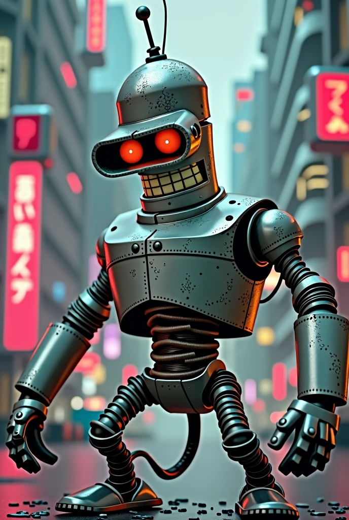 robot,silver,angry,Bender,Futurama