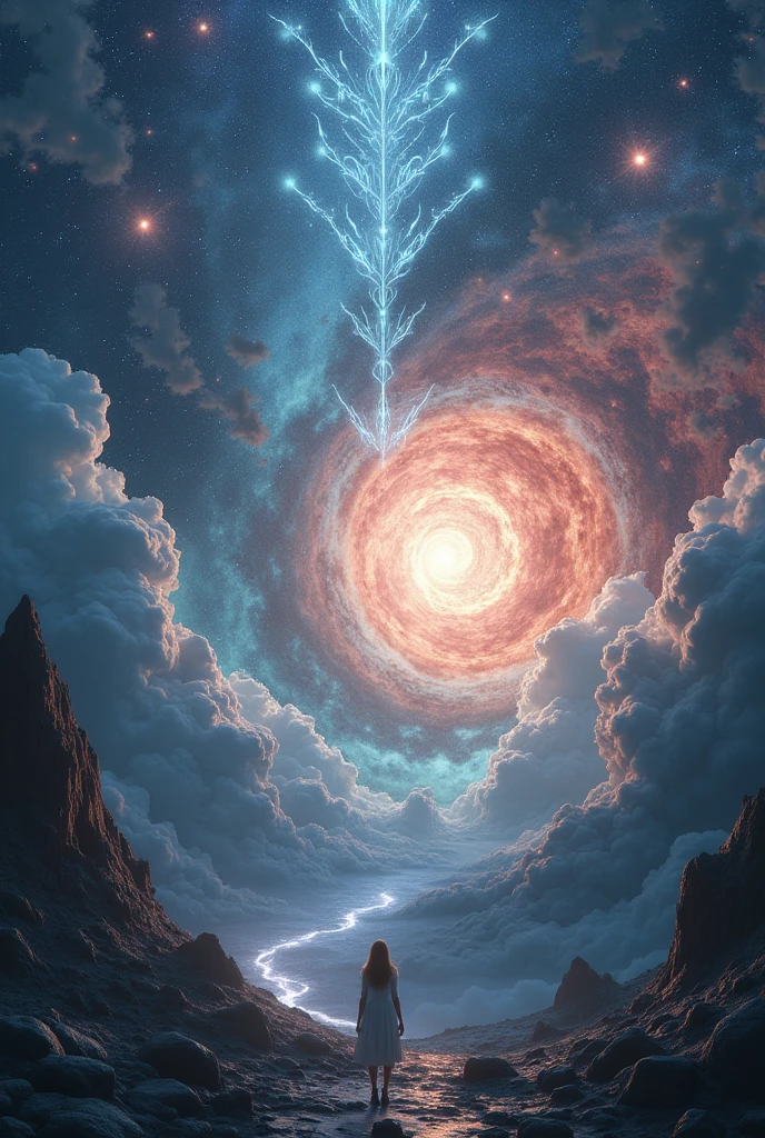 Imagine a domain expansion scenario, where this is an imaginary cosmic space in a galaxy