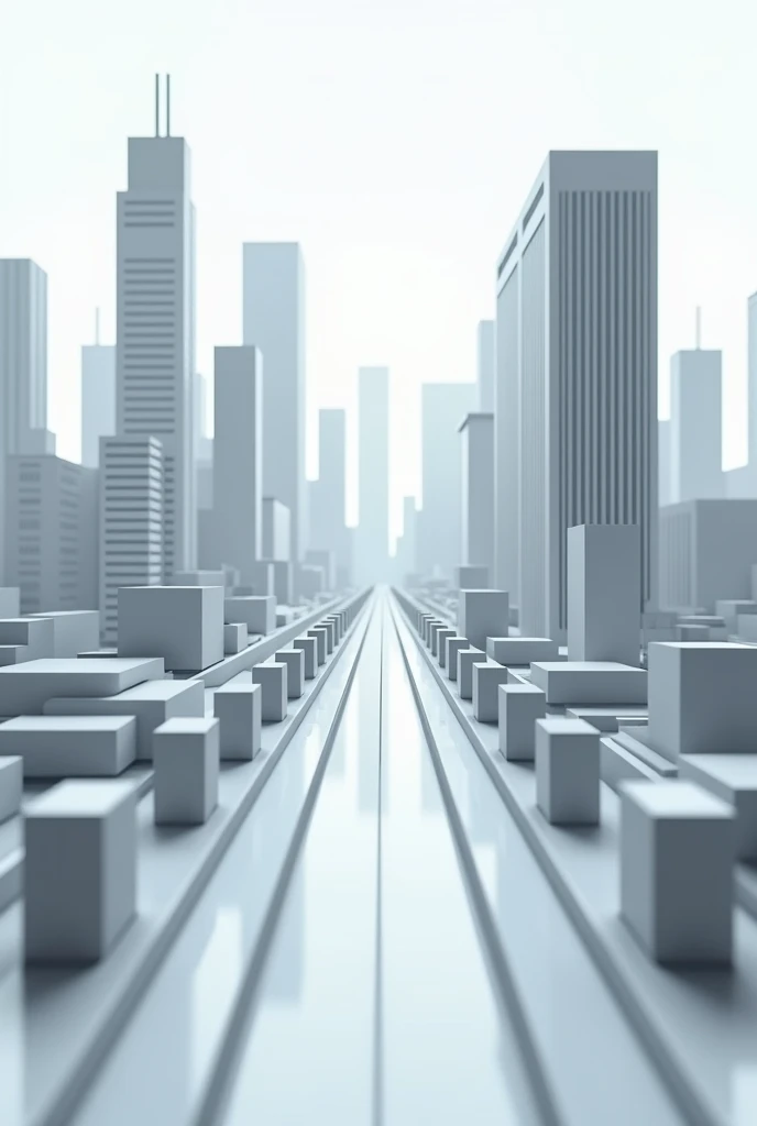 Q-version city,Three-dimensional model,modern city,Simplicity,There is a road,Jakarta, Ultra HD