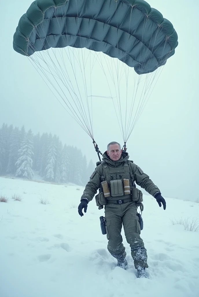Then Benjamin Netanyahu parachutes into the snow halfway through. 