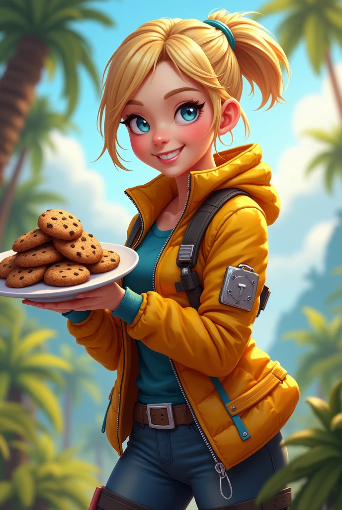apex legends wattson charaktern wattson apex legends girl blue holding cookies