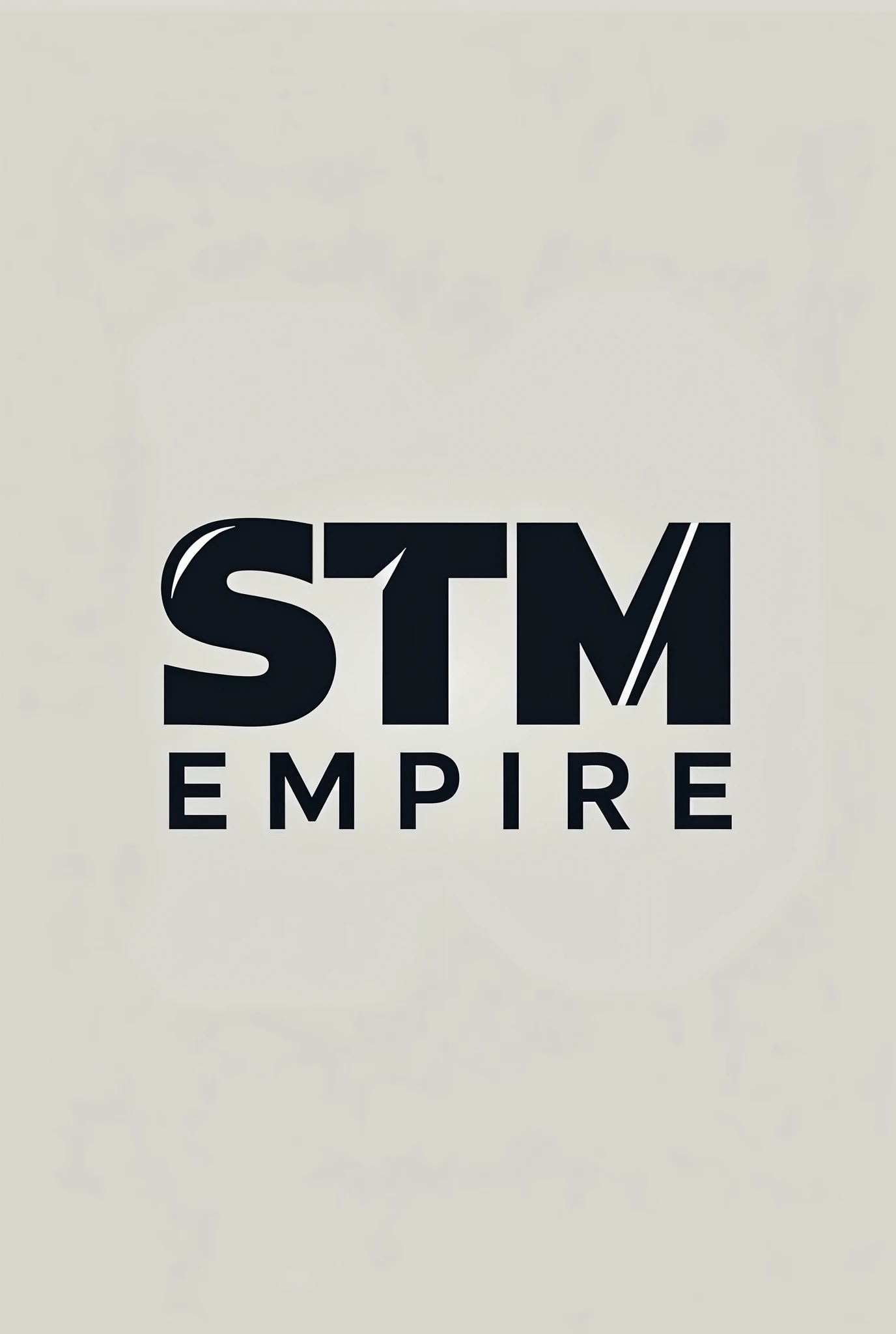 A logo with the name, STM Empire, for an online store 