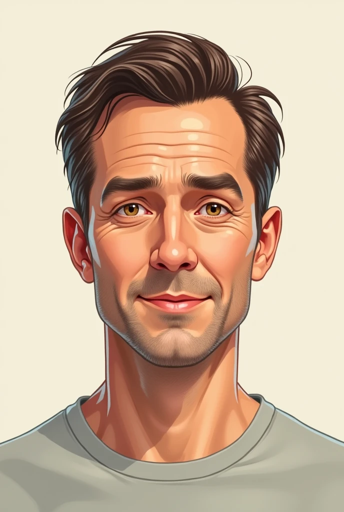 Illustration of an ordinary looking man