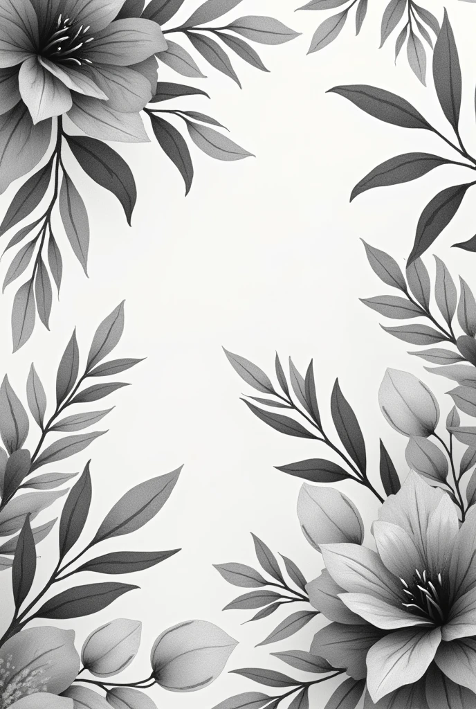 Black and white wallpaper related to nature