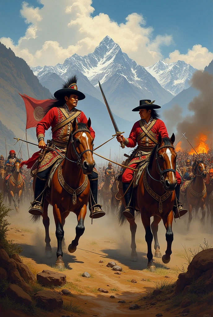 Mateo Pumacahua against Tupac Amaru II in the Rebellion