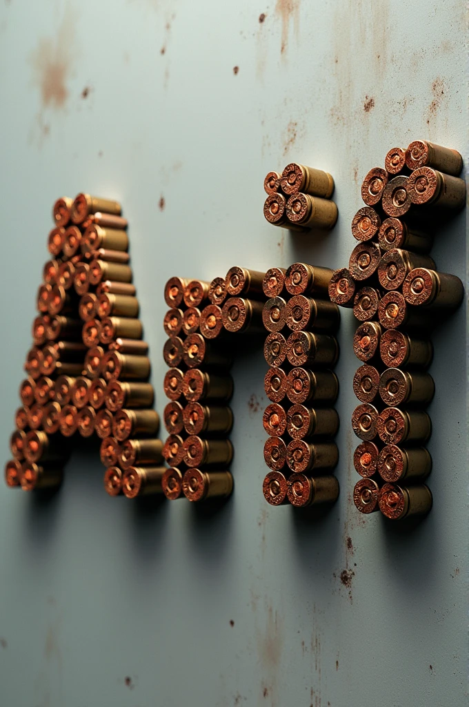 Arif name written with gun ammo