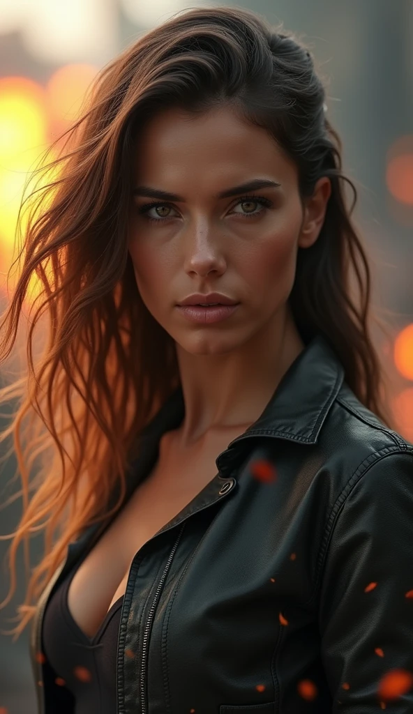 Cool women Fearless with great aura and personality hd gorgeous with cool background 