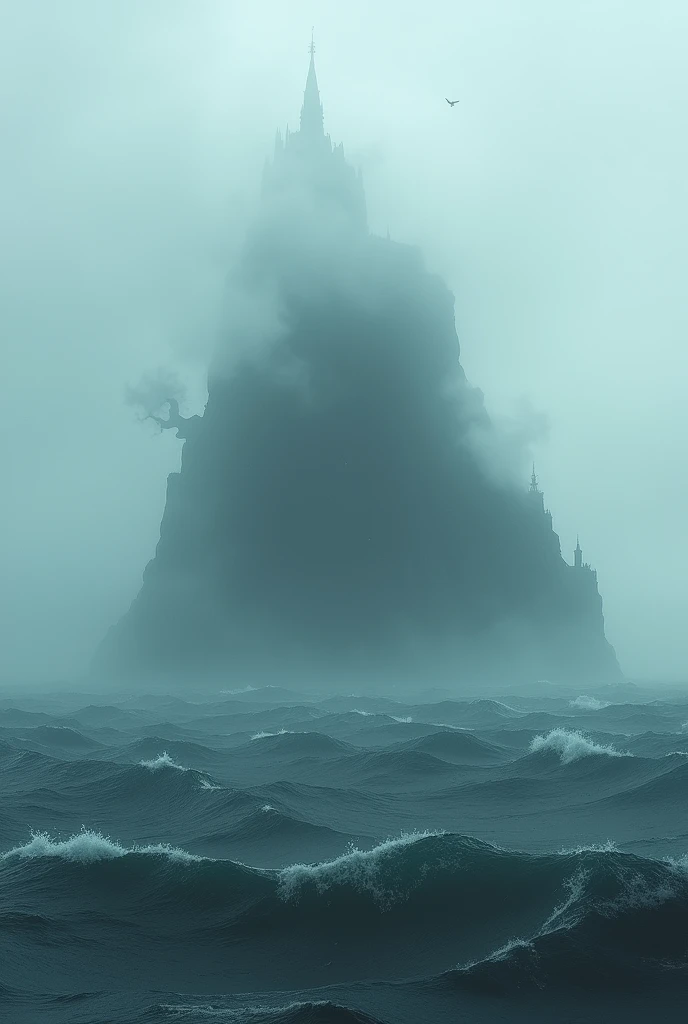 In the heart of the North Sea, a mysterious island emerged overnight, shrouded in thick, swirling mists.