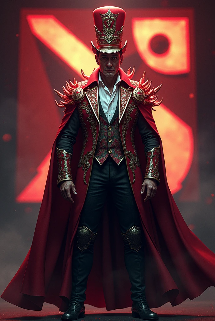 YOU CAN MAKE A PICTURE OF RING MASTER THE DOTA 2 CHARACTER BUT, WITH DOTA 2 LOGO


