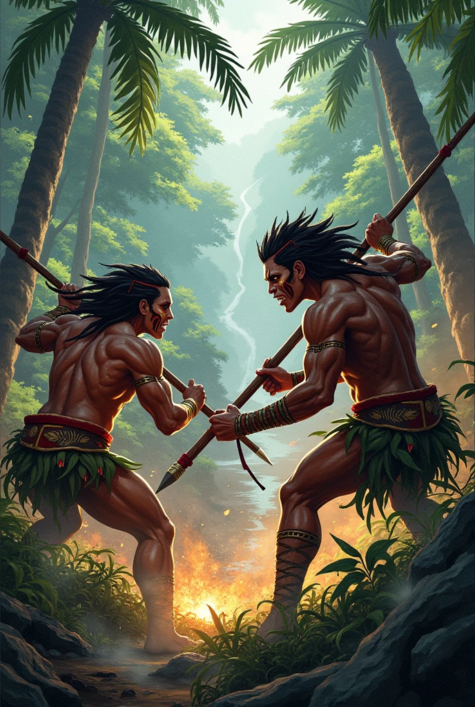 Marajoara Fight Opening Cover Drawing