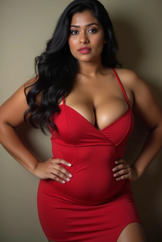 Hot sexy indian girl with big boobs and sexy dress 
