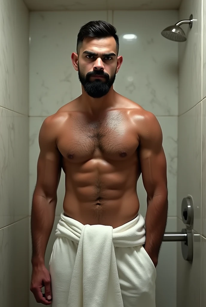 Virat kohli in towel