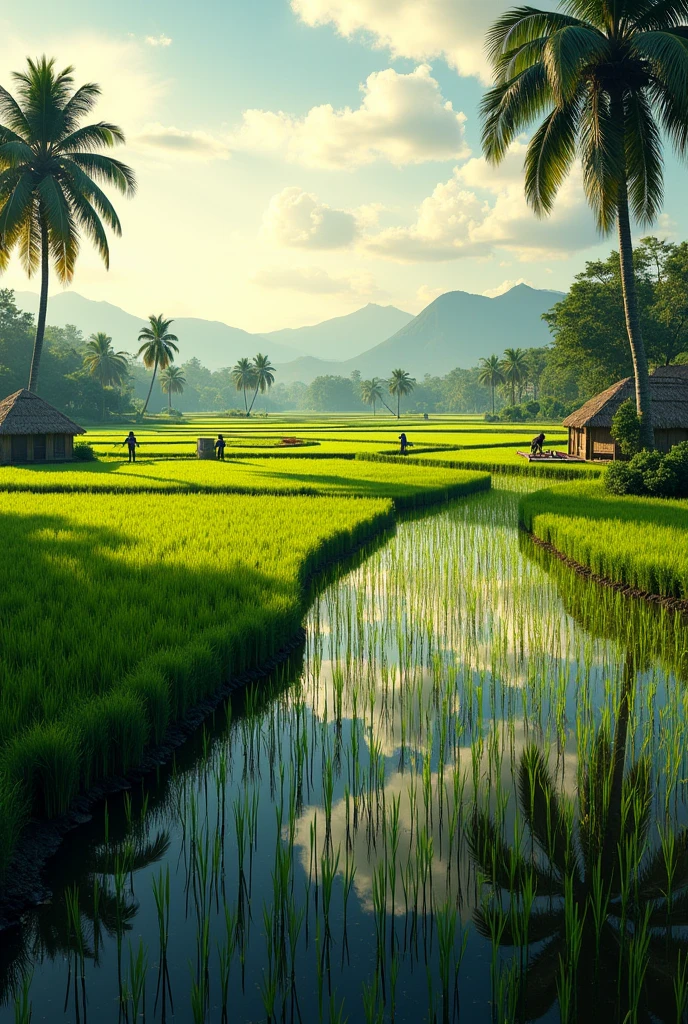 cambodia rice fields