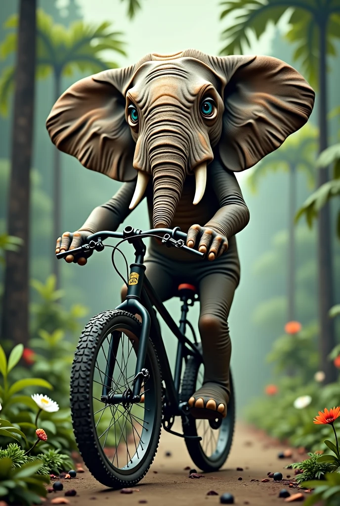 bike with elephant head