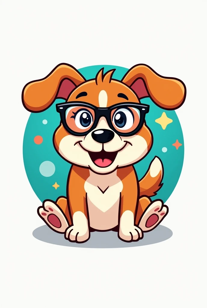 Fun logo, Dog promotes eye exams,