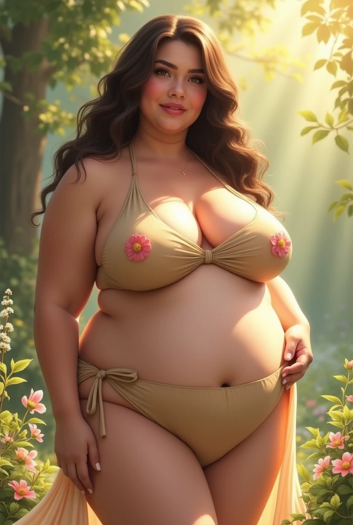 A beautiful chubby