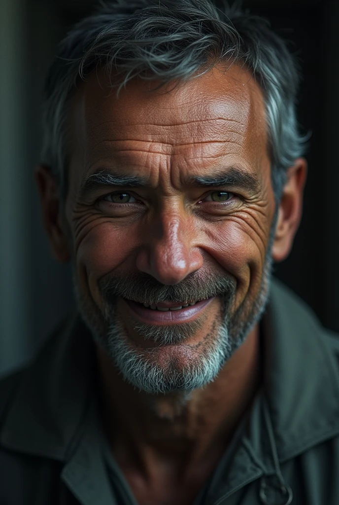 Men keller prison smile