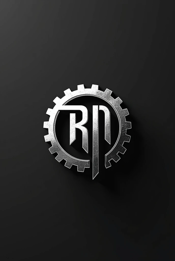 Rn logo that is black and white, related to mechanical engineering