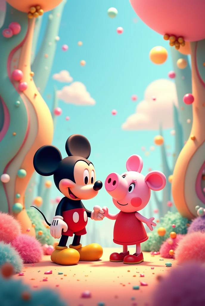 Miki mouse con pepa pig