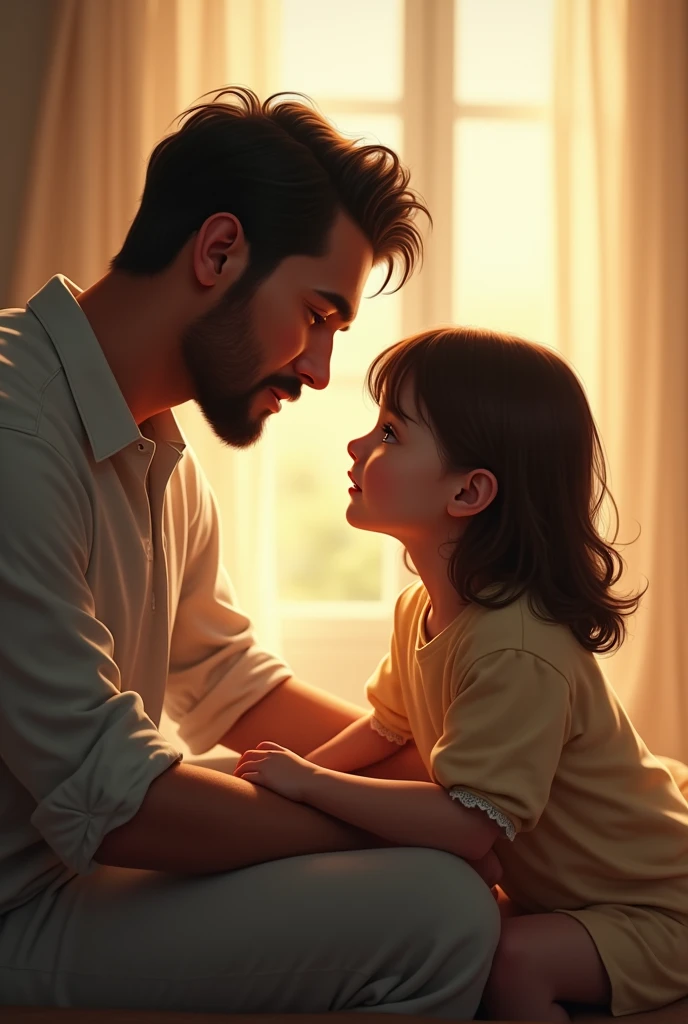 A man with girl 