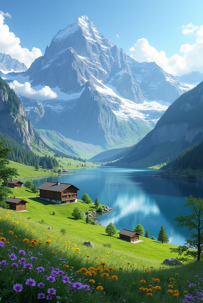 Beautiful place in switzerland
